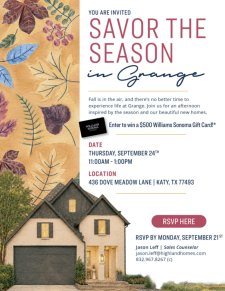 Your Invitation to a Taste of Fall in Grange - RSVP Today!🍂