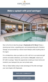 Limited-Time Offer: Free Pool with a New Home Purchase