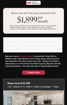 Own New in Jacksonville from $1,899/Month!