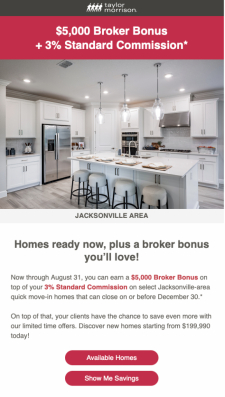 Taylor Morrison Broker Bonus Opportunity!