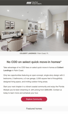 CDD bond pay off on select homes in Colbert Landings