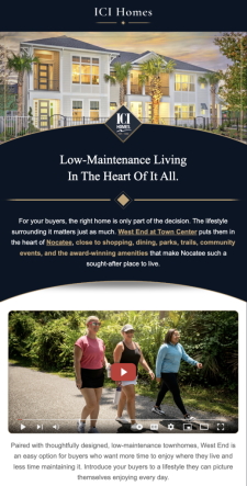Give Your Buyers the Nocatee Lifestyle at West End
