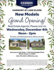 Harmony at Lake Eloise New Models Opening!