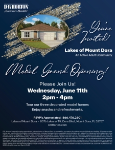 Lakes of Mount Dora Model Grand Opening!