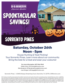 Sorrento Pines Spooktacular Event!