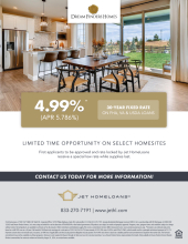 Limited Time Opportunity On Select Homesites!