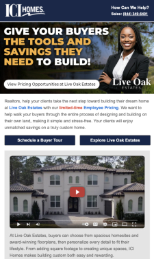 Employee Pricing Now Available at Live Oak Estates