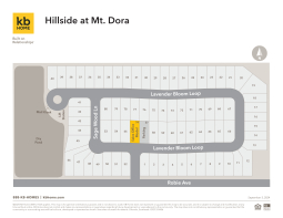 Hillside at Mt. Dora Site Map