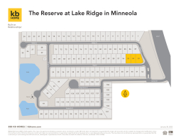 The Reserve at Lake Ridge Site Map