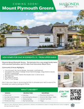 Coming Soon - Mount Plymouth Greens!