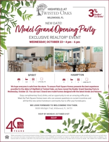 New Date: Exclusive Realtor Preview at Twisted Oaks!