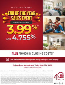 End of the Year Sales Event in Central and Southwest Florida and Tampa