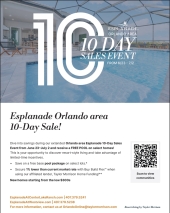10-Day Sales Event: Discover Resort Living in the Orlando Area