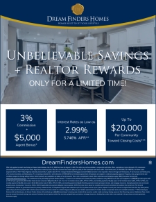 3% Commission + $5,000 Agent Bonus and Interest Rates As Low as 2.99%!*