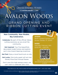 Celebrate Our Grand Opening & Ribbon Cutting at Avalon Woods 🎉