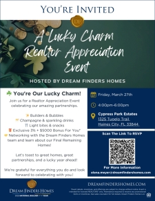 Celebrate with Builders & Bubbles at Cypress Park Estates!