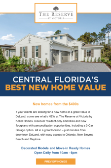 Discover Central Florida's Best New Home Value