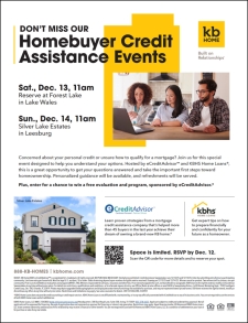 Don&rsquo;t miss our Homebuyer Credit Assistance Events, Dec. 13&ndash;14.