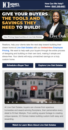 Employee Pricing Now Available at Live Oak Estates