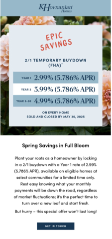 Epic Springs Savings Event in Full Bloom!