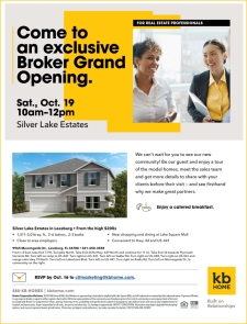 KB Home Silver Lake Estates Broker Grand Opening