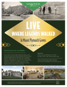 Live Where Legends Walked