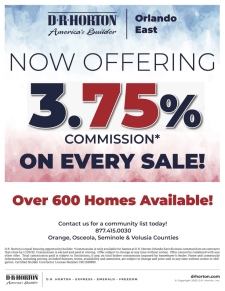 More for YOU! 3.75% on all homes!