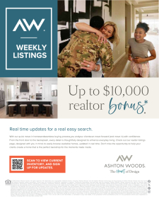 Up to $10,000 Realtor bonus.