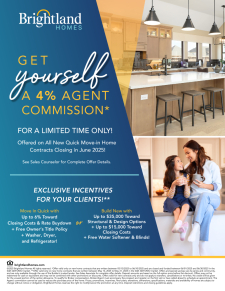 4% Commission on June Closings