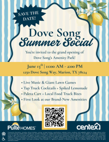 Dove Song Summer Social