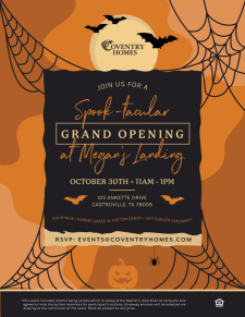 Spook-tacular Grand Openinf at Megan's Landing