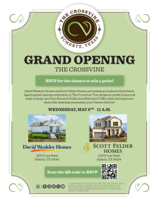 The Crossvine - Grand Opening Event!