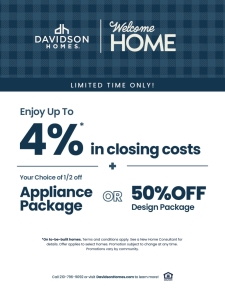 4% in Closing Costs + To-Be-Built Incentives