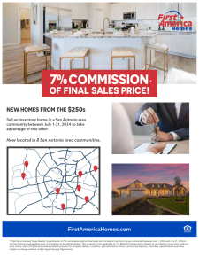 7% Realtor Commission! Ends July 31st