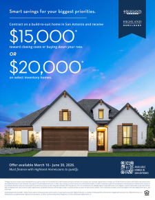 $20k on Inventory Homes OR $15k Towards Closing