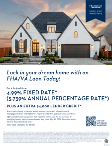 4.99% Interest Rate For a Limited Time!