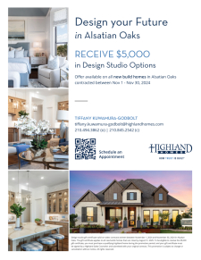 $5K in Design Options @ Alsatian Oaks