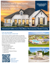 Explore Communities in Schertz & Cibolo