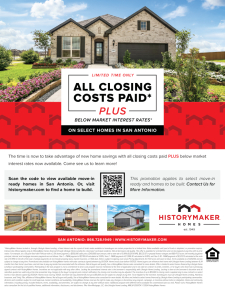 All Closing Costs Paid + Interest Rated