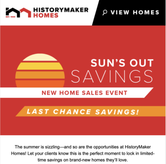 Sun's Out Savings Event!