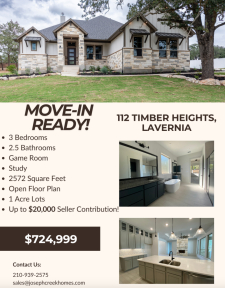 Up to 20% in Seller Contributions in LaVernia