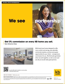 Get 3% commission on every KB home you sell!