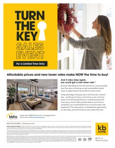 Turn the Key Sales Event