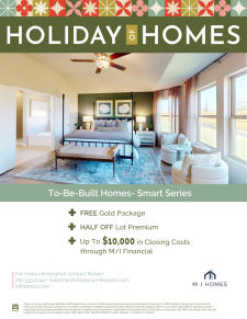 Smart Series To-Be-Built Homes - Holiday of Homes