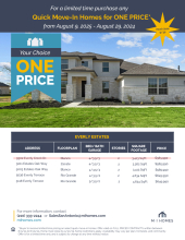 Your Choice, One Price - Everly Estates