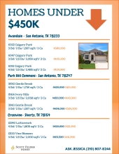 Homes Under $450k!