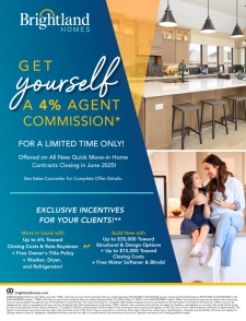 4% Realtor Commission June Closings!