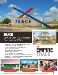 Coming Soon to San Marcos - Empire at Trace