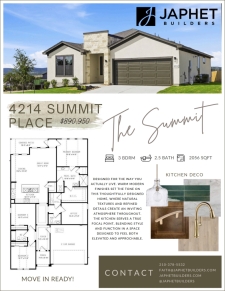 Custom home built in the Shavano Highlands area in a brand new neighborhood