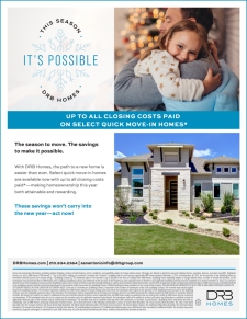 Enjoy Limited Time Savings with DRB Homes